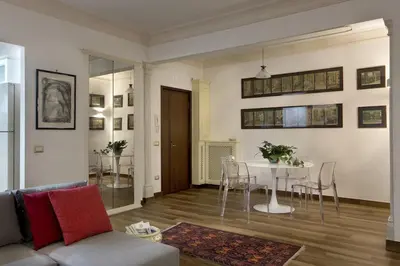 Area soggiorno di Luxury flat Sant'Anna place
