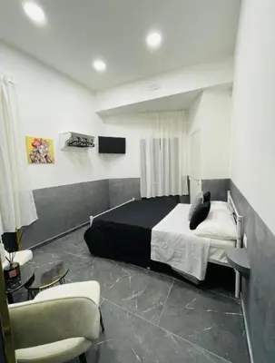 Letto o letti in una camera di Casa corallo