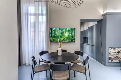 TV o dispositivi per l'intrattenimento presso Gramsci Boutique Apartment - Sofia Apartments