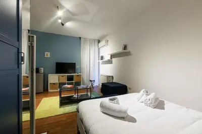 TV o dispositivi per l'intrattenimento presso Il Vicoletto a Chiaia By Dimorra