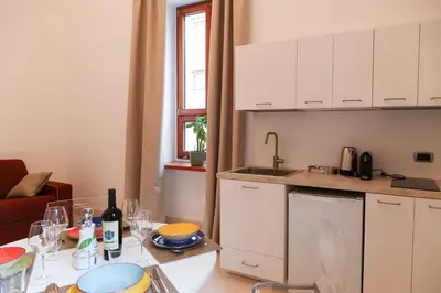 Cucina o angolo cottura di Exclusive Apartment Five minutes from the Sea