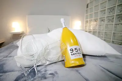 Letto o letti in una camera di Casa Sant Anna