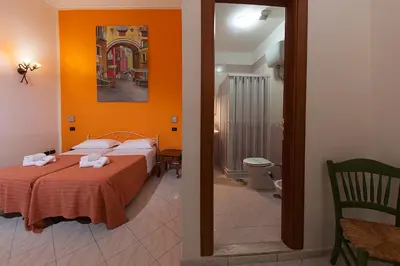 Letto o letti in una camera di Anna's Family