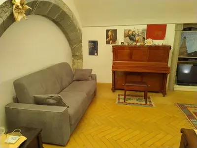 Area soggiorno di Casa Corpo di Napoli