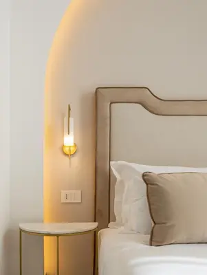 Letto o letti in una camera di Puro By Unico Relais