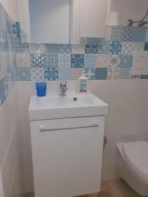 Bagno di Studioflat, very central & quiet!