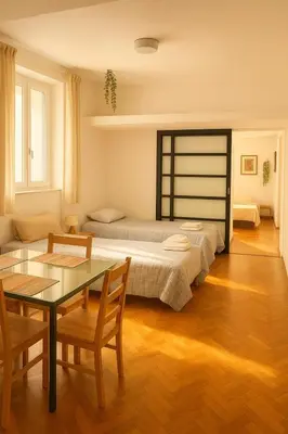 Letto o letti in una camera di Bella Sorella Suite Napoli