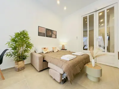 Letto o letti in una camera di Nova Plebiscito