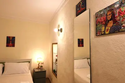 Letto o letti in una camera di B&B Tipico