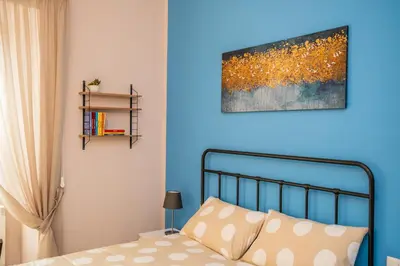 Letto o letti in una camera di Studio 72