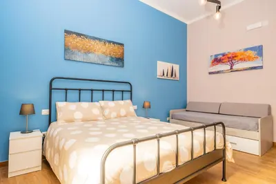 Letto o letti in una camera di Studio 72