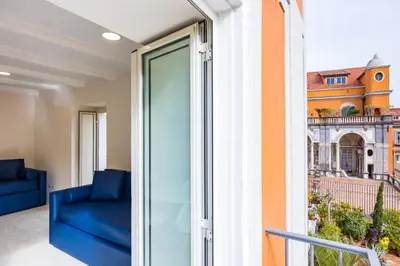 Area soggiorno di Palazzo Maddaloni Sweet Home By NapoliApartments