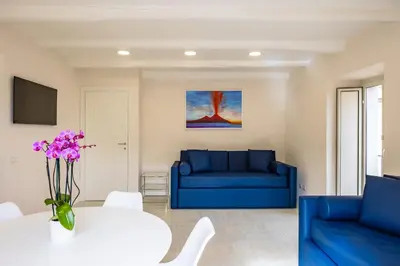 Area soggiorno di Palazzo Maddaloni Sweet Home By NapoliApartments
