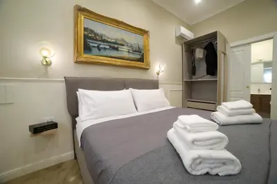 Letto o letti in una camera di Vico Croce