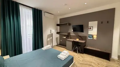 TV o dispositivi per l'intrattenimento presso Seaside Suites