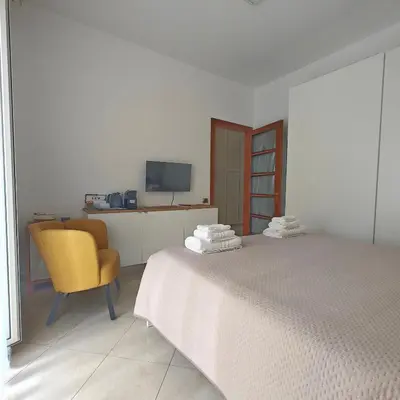 Letto o letti in una camera di San Pasquale Home