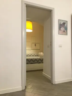 Letto o letti in una camera di Casa Cinquesanti