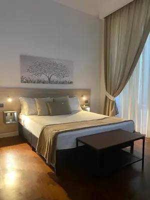 Letto o letti in una camera di AR b&b Nel Cuore di Napoli