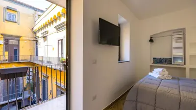 TV o dispositivi per l'intrattenimento presso Palazzo Mormando - Mini Apartment