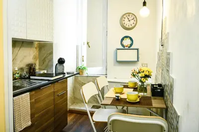 Cucina o angolo cottura di Le suite Vomero