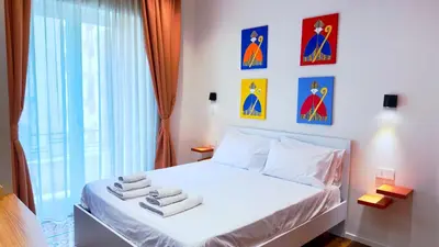 Letto o letti in una camera di Michelangelo 48