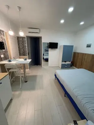 Letto o letti in una camera di Zia Pina