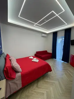 Letto o letti in una camera di B&BPignasecca Anema e Core
