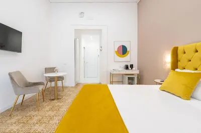 Letto o letti in una camera di Maison Museo Mann