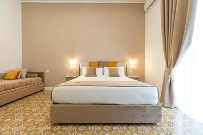 Letto o letti in una camera di Maison Museo Mann