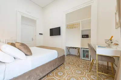 Letto o letti in una camera di Maison Museo Mann