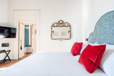 Letto o letti in una camera di I Gioielli di Giosi