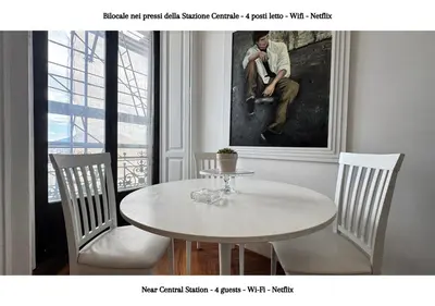 Planimetria di STAZIONE CENTRALE - 4 posti letto con wifi e netflix a Piazza Garibaldi