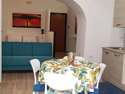 Area soggiorno di Ortensia Casa Vacanze Napoli