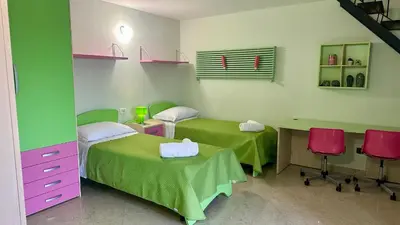Letto o letti in una camera di IL Balcone su Napoli Antica