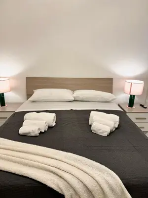 Letto o letti in una camera di Holiday House Station