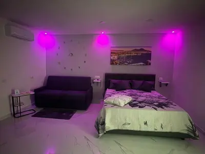 Letto o letti in una camera di Vinny's house