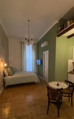 Letto o letti in una camera di Casa Margherita