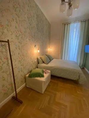 Letto o letti in una camera di Casa Margherita