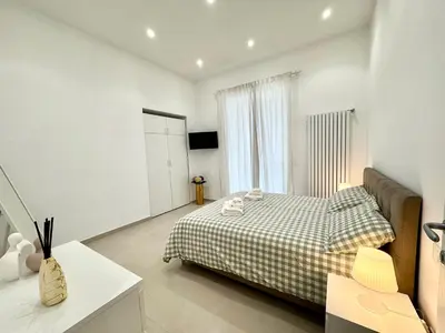Letto o letti in una camera di La Casa di Luisella