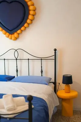 Letto o letti in una camera di Le Casine di San Gregorio