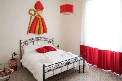 Letto o letti in una camera di Le Casine di San Gregorio