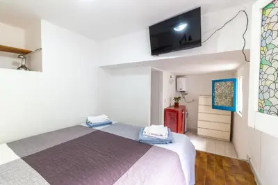 Letto o letti in una camera di A' casarell' e Lell'