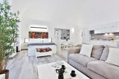 Area soggiorno di GuestHost - Art Space Caravaggio