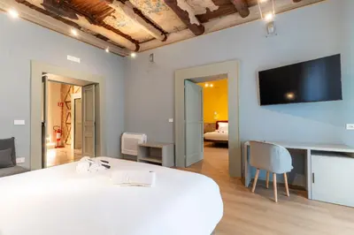 TV o dispositivi per l'intrattenimento presso Il Disinganno - Elegant Historic Residence in the center