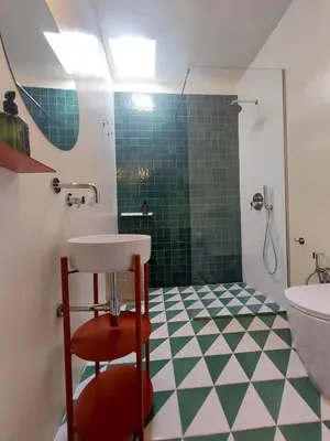 Bagno di Panoramic Penthouse Toledo with terrace