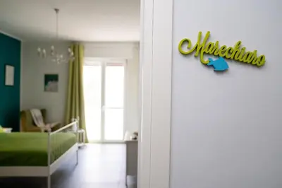 Letto o letti in una camera di B&B MilleCulure