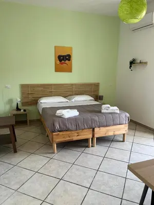 Letto o letti in una camera di Scalinatella House