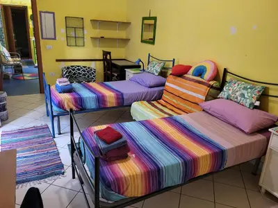 Letto o letti in una camera di Bed-Letto-Cama in Shared Room Camera Condivisa