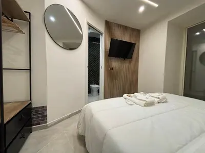 Letto o letti in una camera di Dimora della Vicaria