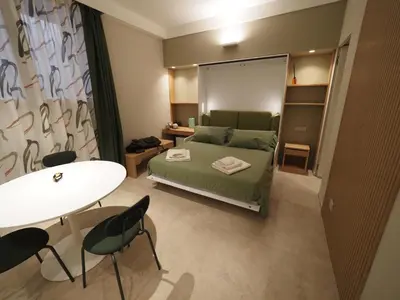 Letto o letti in una camera di L'Angolo sul Mare